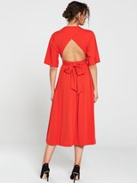 Thumbnail for your product : Ted Baker Syrrina Cross Over Wrap Midi Dress