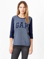 Thumbnail for your product : Gap Stripe arch logo tee