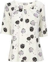 Thumbnail for your product : Lilac Bird Print Pleated Top