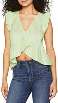 Thumbnail for your product : BCBGeneration Ruffled Cotton Top