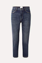Thumbnail for your product : Current/Elliott The Fling Distressed Low-rise Slim Boyfriend Jeans