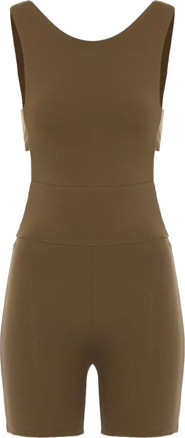 Live The Process Orbit cut-out playsuit