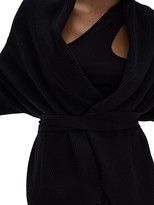 Thumbnail for your product : Helmut Lang Tie Waist Shawl Collar Cardigan