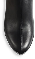 Thumbnail for your product : Gucci GG Leather Fur-Lined Wedge Boots