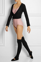 Thumbnail for your product : Ballet Beautiful Belle wrap-front knitted jersey top