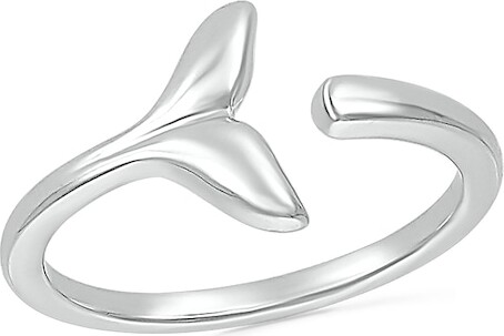 Zales Mermaid Tail Wrap Toe Ring in Sterling Silver