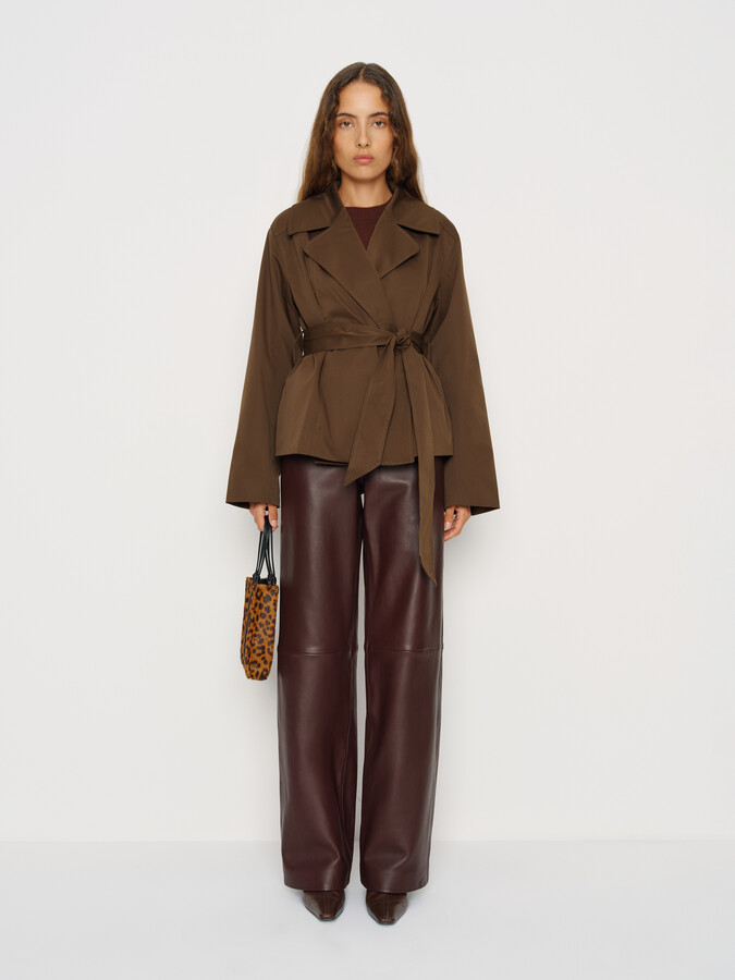 Jaden Cropped Trench