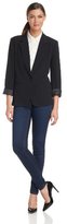 Thumbnail for your product : Sag Harbor Womens Roll Sleeve Jacket