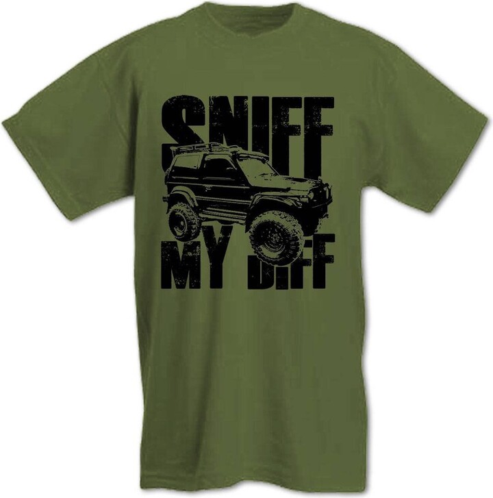 Bang Tidy Clothing Men's 4x4 t Shirt Sniff My Diff 4wd 4x4 Off Road T