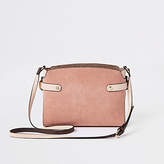 Thumbnail for your product : River Island Womens Beige tab side cross body bag