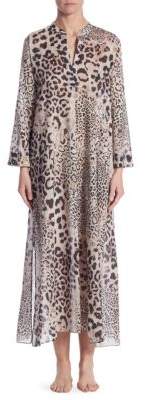 Natori Exotic Animal Cotton Lounger Gown