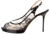 Thumbnail for your product : Jimmy Choo Slingback Lace Pumps