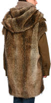 Thumbnail for your product : Stella McCartney Gail Parka with Faux-Fur Trim, Olive