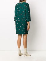 Thumbnail for your product : Altea Horse-Print Midi Dress