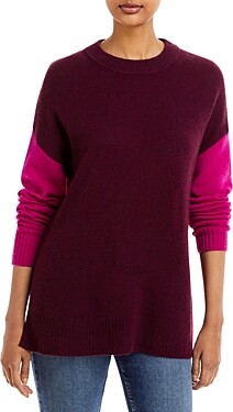 Women's Winter Fall Berkley Cashmere Wool one ply Ombre Sweater tunic 2X 3X $225 