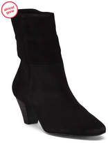 Thumbnail for your product : Made In Portugal Adella Stacked Heel Suede Boots