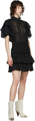 Etoile Isabel Marant Black Tinaomi Miniskirt