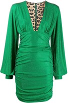 Thumbnail for your product : Philipp Plein Embellished Ruched Mini Dress