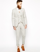 Thumbnail for your product : ASOS Slim Fit Trousers In Nepp