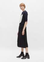 Thumbnail for your product : Sara Lanzi Viscose Crepe Skirt Black
