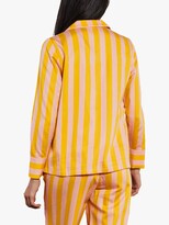 Thumbnail for your product : Boden Janie Striped Cotton Pyjama Shirt, Milkshake/Wasp