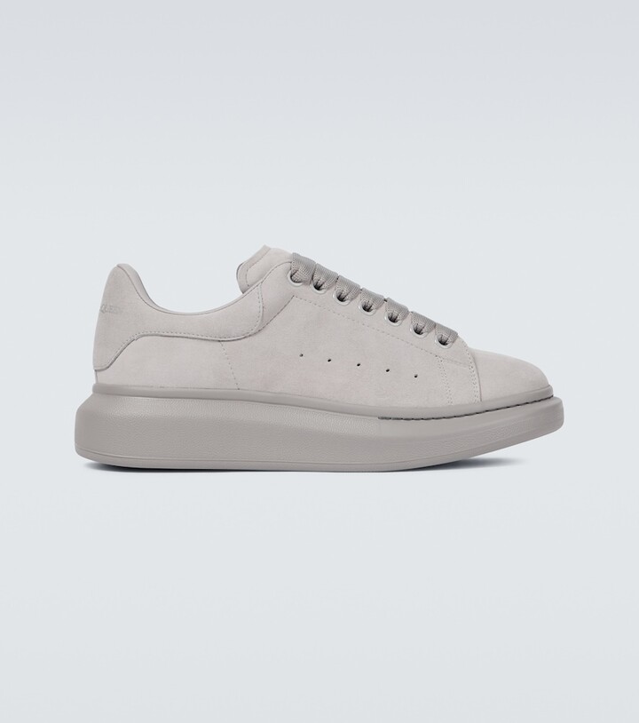 alexander mcqueen grey trainers