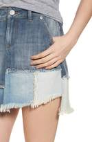 Thumbnail for your product : True Religion Patchwork Denim Miniskirt