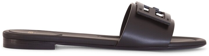 Fendi Signature Slide Sandals - ShopStyle