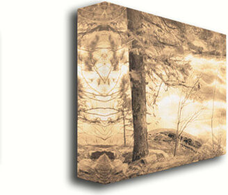 Red Barrel Studio By the Rapids by Hal Halli. Giclee Gallery