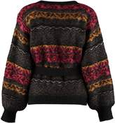 Thumbnail for your product : Mes Demoiselles Jean Paul Multicolor Intarsia Cardigan