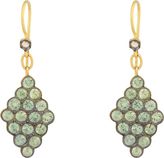 Thumbnail for your product : Cathy Waterman Scalloped Drop Earrings-Colorless