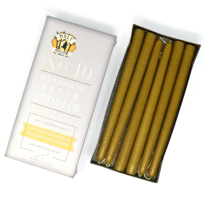Mole Hollow Candles 10" Taper Candles Set of 12 ShopStyle