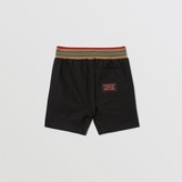 Thumbnail for your product : Burberry Childrens Icon Stripe Detail Cotton Twill Shorts
