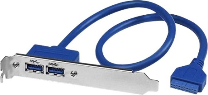 StarTech.com StarTech 2-Port USB 3.0 A Female Slot Plate Adapter