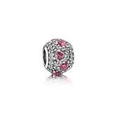 Thumbnail for your product : Pandora Heart Pave Ball Charm