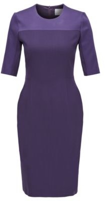 hugo boss purple dress