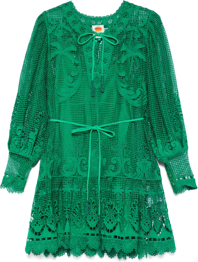 Farm Rio Tropical Flight mini dress