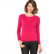 Thumbnail for your product : La Redoute R essentiel Soft Alpaca Blend Round Neck Sweater with Keyhole Back