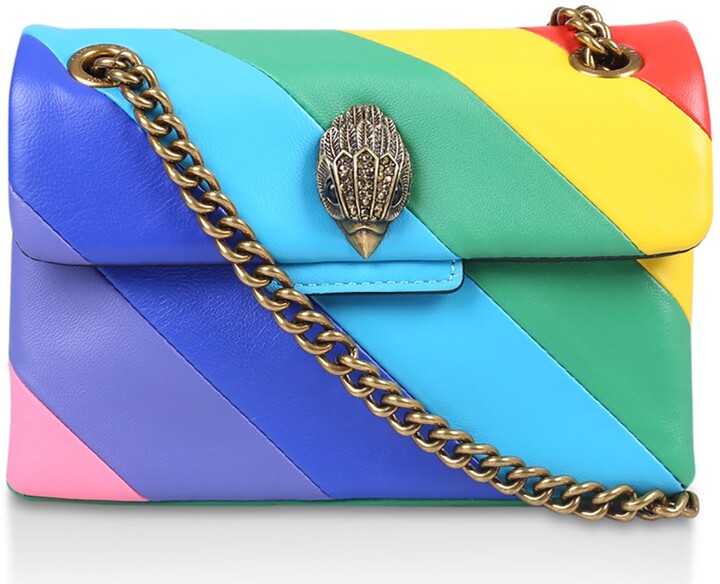 rainbow shop mini kensington velvet bag