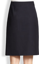 Thumbnail for your product : 3.1 Phillip Lim Wool Gab & Leather Pencil Skirt