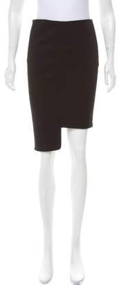 Barbara Bui Rib Knit High-Low Skirt