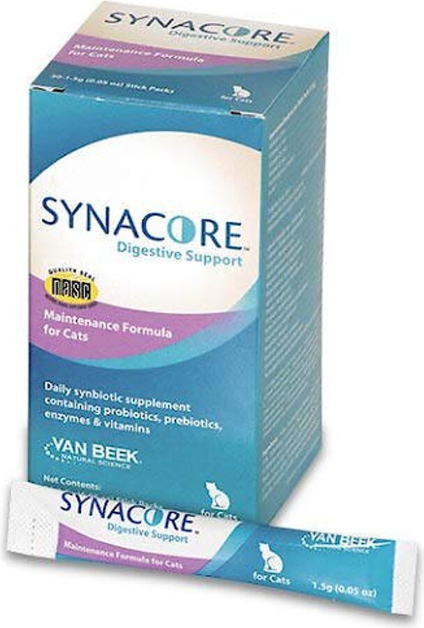 Van Beek Natural Science Synacore Digestive Support Cat Supplement, 30 count