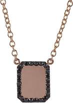 Thumbnail for your product : Finn Women's Black Diamond & Rose Gold Looking-Glass Scapular Necklace