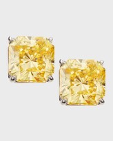 Thumbnail for your product : FANTASIA 5.0 TCW Canary Cubic Zirconia Stud Earrings