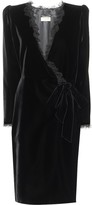 Thumbnail for your product : Saint Laurent Velvet midi dress