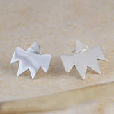 Thumbnail for your product : Otis Jaxon Geometric Zig Zag Sterling Silver Earring Jackets