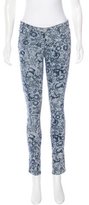 Thumbnail for your product : Band Of Outsiders Printed Skinny Jeans