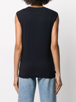 Thumbnail for your product : Majestic Filatures Side Slit Round Neck Vest Top