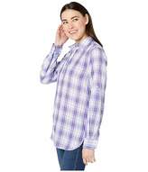 Thumbnail for your product : Lauren Ralph Lauren Petite Plaid Roll-Tab Button Down Shirt