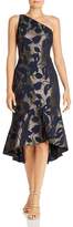 Thumbnail for your product : Adrianna Papell Metallic Jacquard One-Shoulder Midi Dress